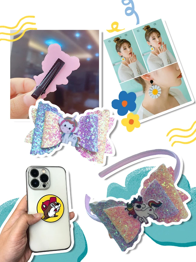 Custom Cartoon Flatbacks Planar Resin Crafts Printed for DIY Hair Bow Head Band Phone Case Accessories Decoration 30pcs
Custom Cartoon Flatbacks Planar Resin Crafts Printed for DIY Hair Bow Head Band Phone Case Accessories Decoration 30pcs
