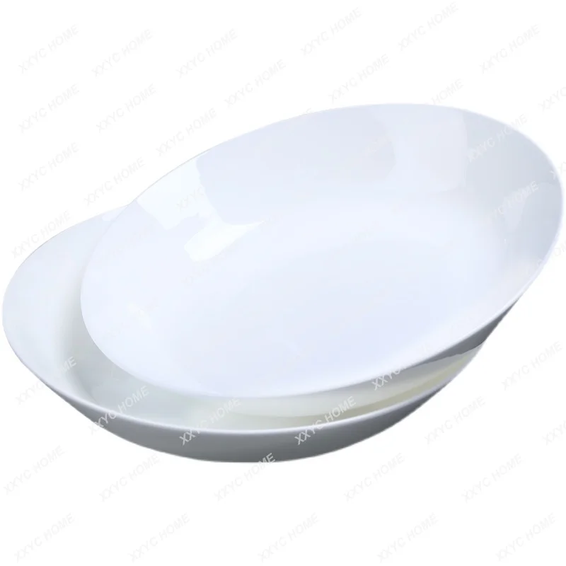 Chinese Ceramic Bowl and Dish Set Creative Simple Home High-Grade Dishes and Spoons Combination Bone China Pure White Tableware
Chinese Ceramic Bowl and Dish Set Creative Simple Home High-Grade Dishes and Spoons Combination Bone China Pure White Tableware