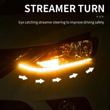 2pcs 12v Super Bright Led Daytime Running Lights Waterproof Flexbile Car DRL Streamer Turn Signal Lamp Auto Headlight Strips
2pcs 12v Super Bright Led Daytime Running Lights Waterproof Flexbile Car DRL Streamer Turn Signal Lamp Auto Headlight Strips