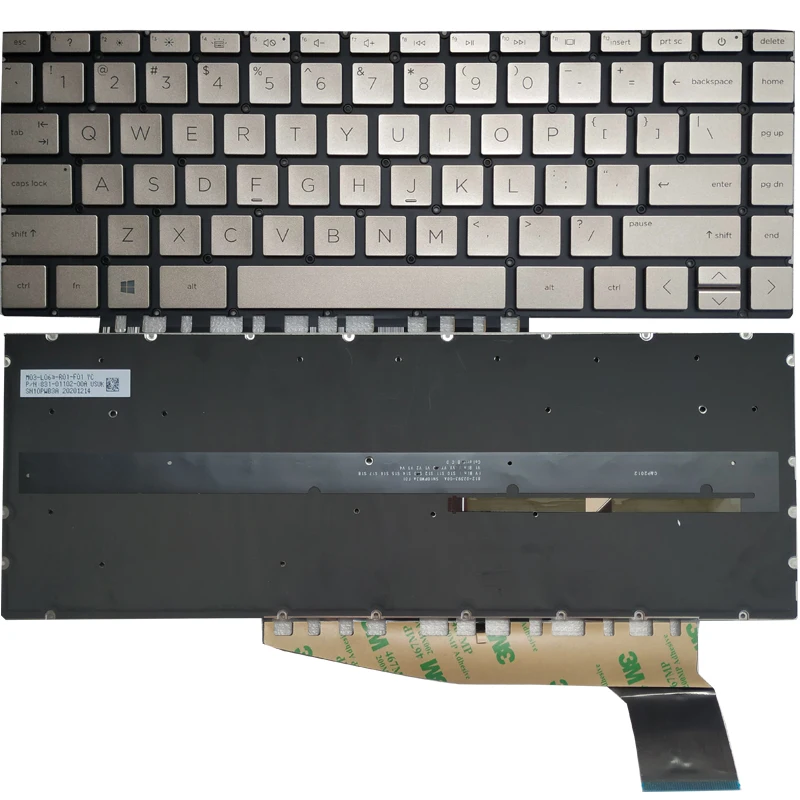 

NEW US laptop Keyboard for HP Pavilion Aero 13-BE 13-be0755ng 13-be0227od TPN-W152 backlight