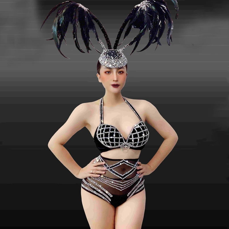 Sexy Gogo Dance Costumes Pole Dance Rhinestones Bikini Women Stage Rave Outfits Bar Dj Ds Nightclub Party Performance Wear 7549
Sexy Gogo Dance Costumes Pole Dance Rhinestones Bikini Women Stage Rave Outfits Bar Dj Ds Nightclub Party Performance Wear 7549
