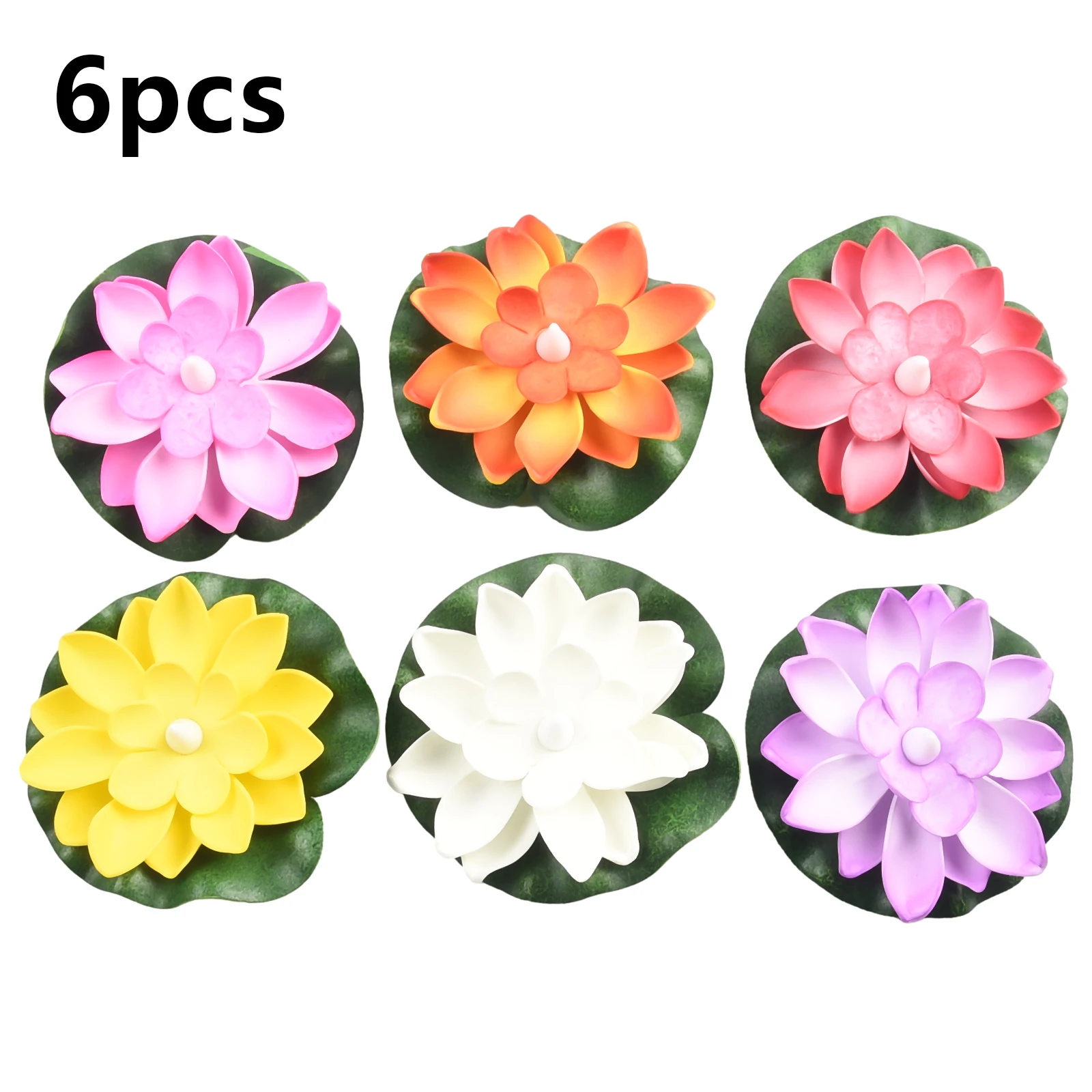 6X LED Fake Water Lily Lotus-Leaf Flowers Floating Pool Light Artificial Plants Garden Pond Fish Tank Decoration Artificial
6X LED Fake Water Lily Lotus-Leaf Flowers Floating Pool Light Artificial Plants Garden Pond Fish Tank Decoration Artificial