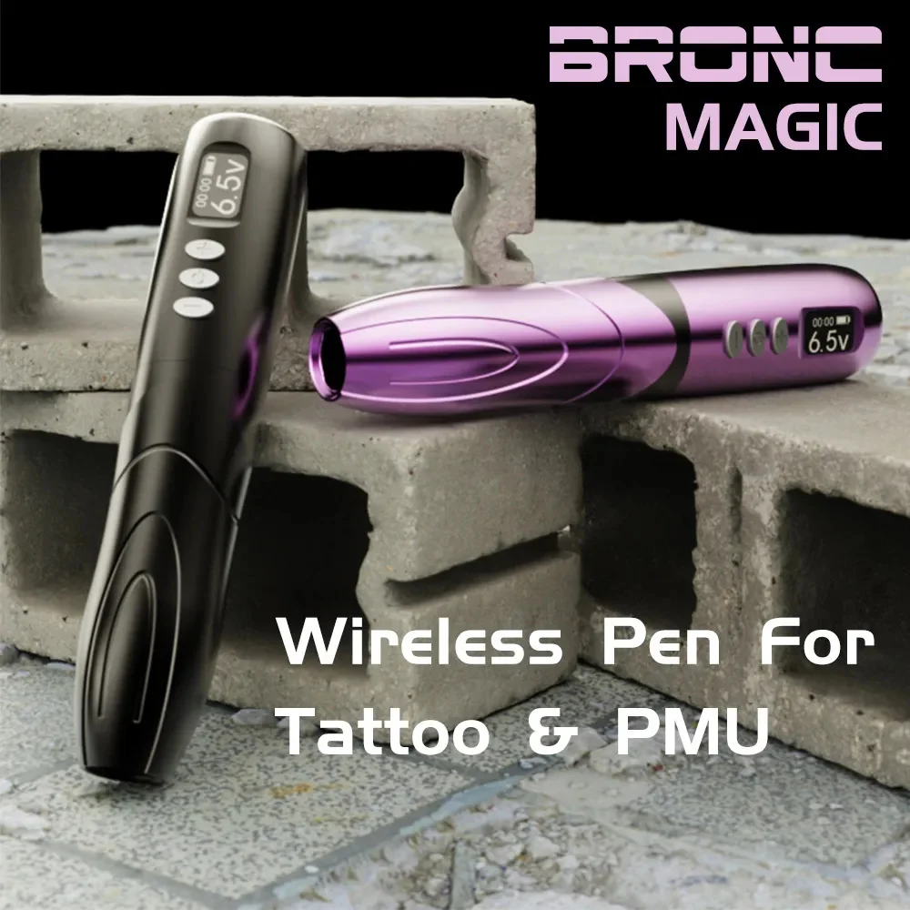 Машинка для татуировки BRONC Magic Беспроводная с ЖК-дисплеем, электродвигатель PMU с ротационным швейцарским электродвигателем
Машинка для татуировки BRONC Magic Беспроводная с ЖК-дисплеем, электродвигатель PMU с ротационным швейцарским электродвигателем