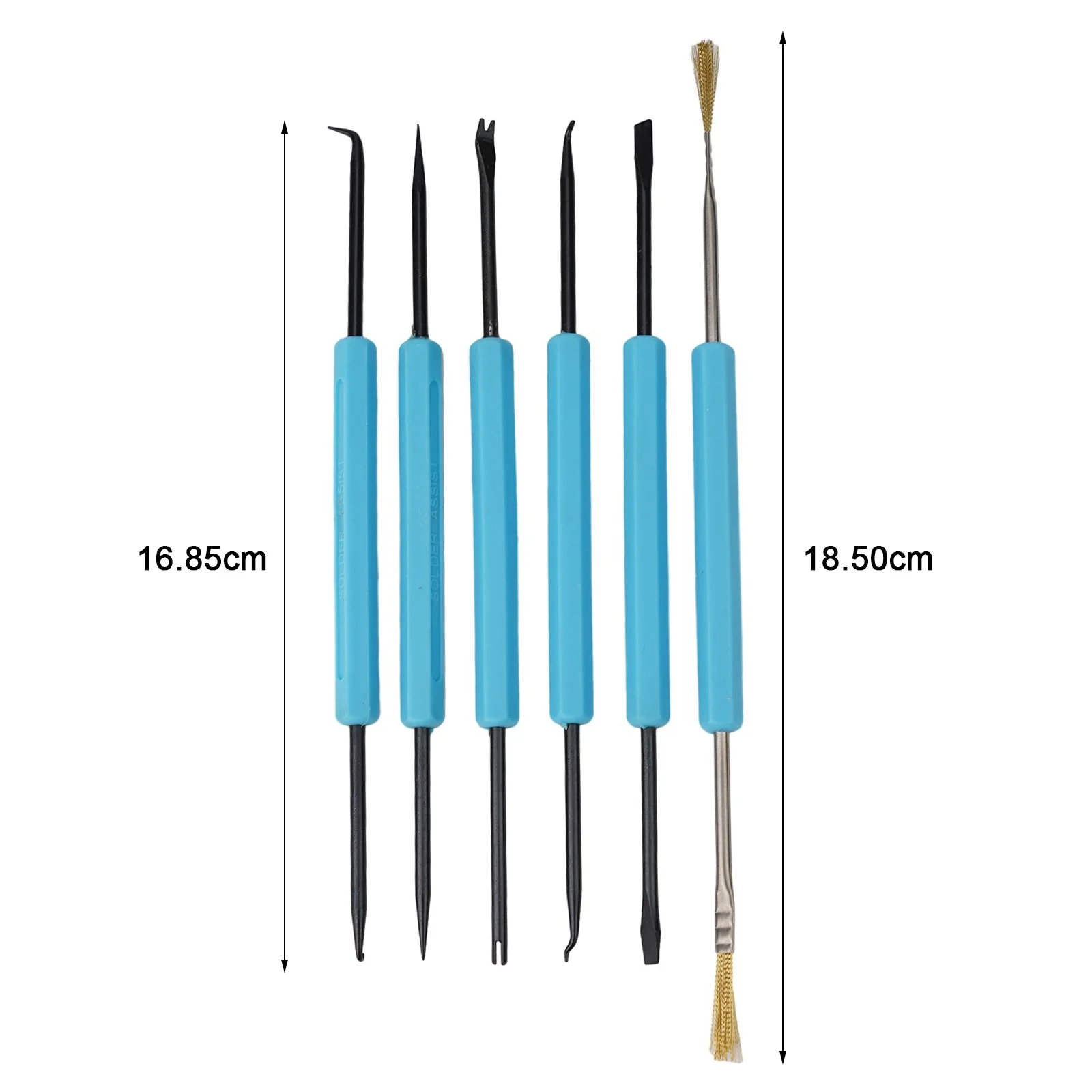 Carbon Steel Desoldering Aid Tool Grinding Cleaning Hand Tools 6in1 Solder Assist Repair Tool For IC Disassembly
Carbon Steel Desoldering Aid Tool Grinding Cleaning Hand Tools 6in1 Solder Assist Repair Tool For IC Disassembly