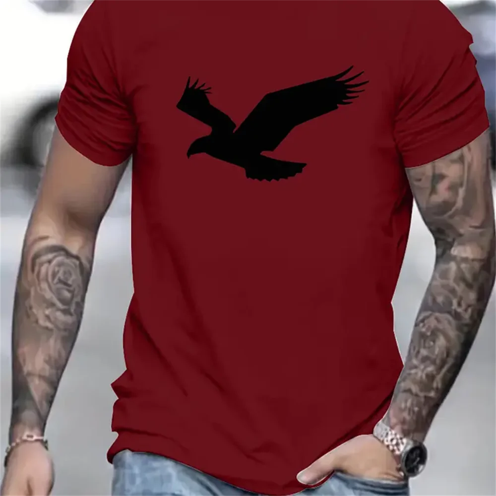 Men's T-Shirt 3d Flying Bird Pattern Casual T Shirt Summer Short Sleeve Tops New Clothing Man Oversized Tees Fashion Blouse 2024
Men's T-Shirt 3d Flying Bird Pattern Casual T Shirt Summer Short Sleeve Tops New Clothing Man Oversized Tees Fashion Blouse 2024