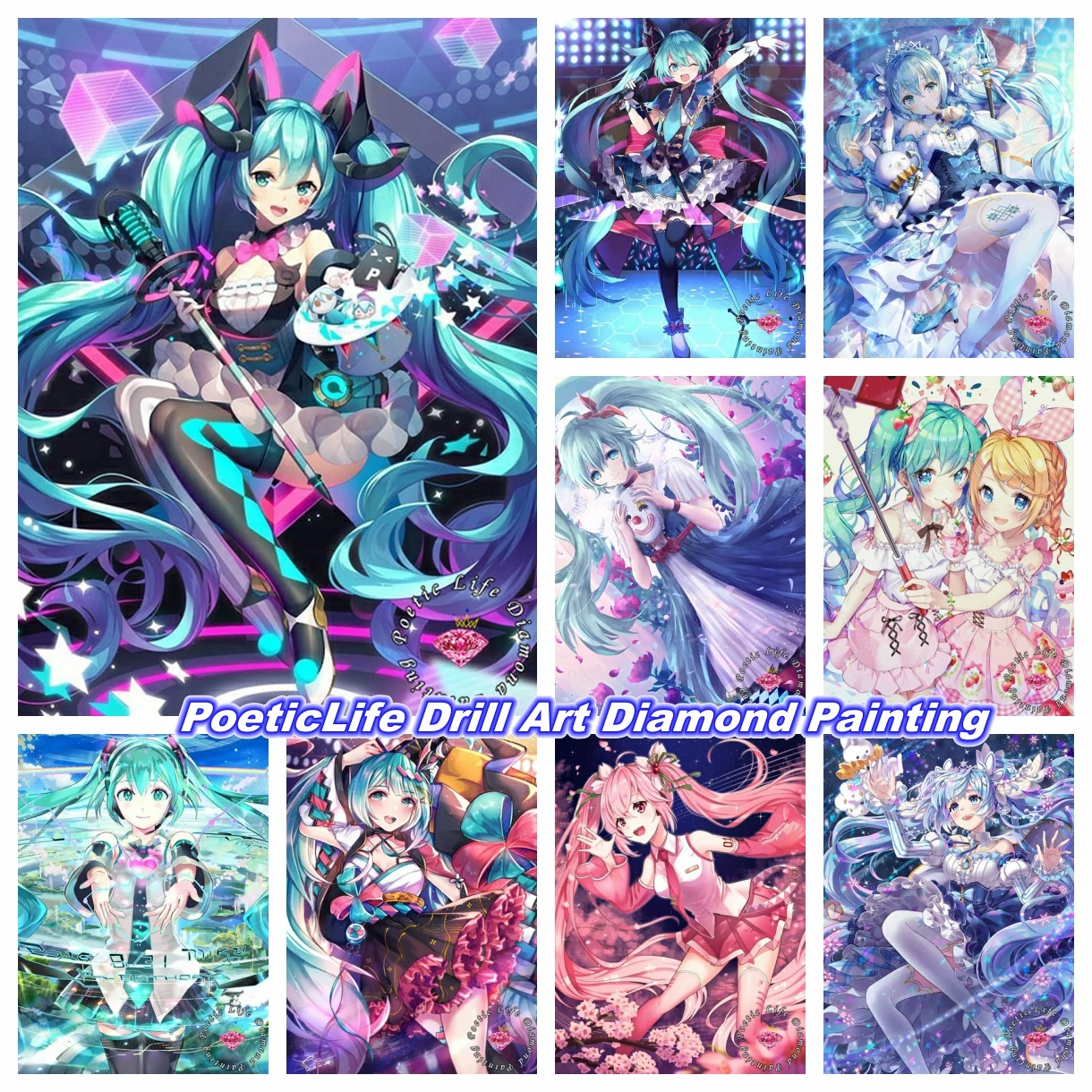 Anime Singer Miku 5D DIY Diamond Painting Mosaic Embroidery Japanese Cartoon Girl Rhinestones Cross Stitch Home Decor Kid's Gift
Anime Singer Miku 5D DIY Diamond Painting Mosaic Embroidery Japanese Cartoon Girl Rhinestones Cross Stitch Home Decor Kid's Gift