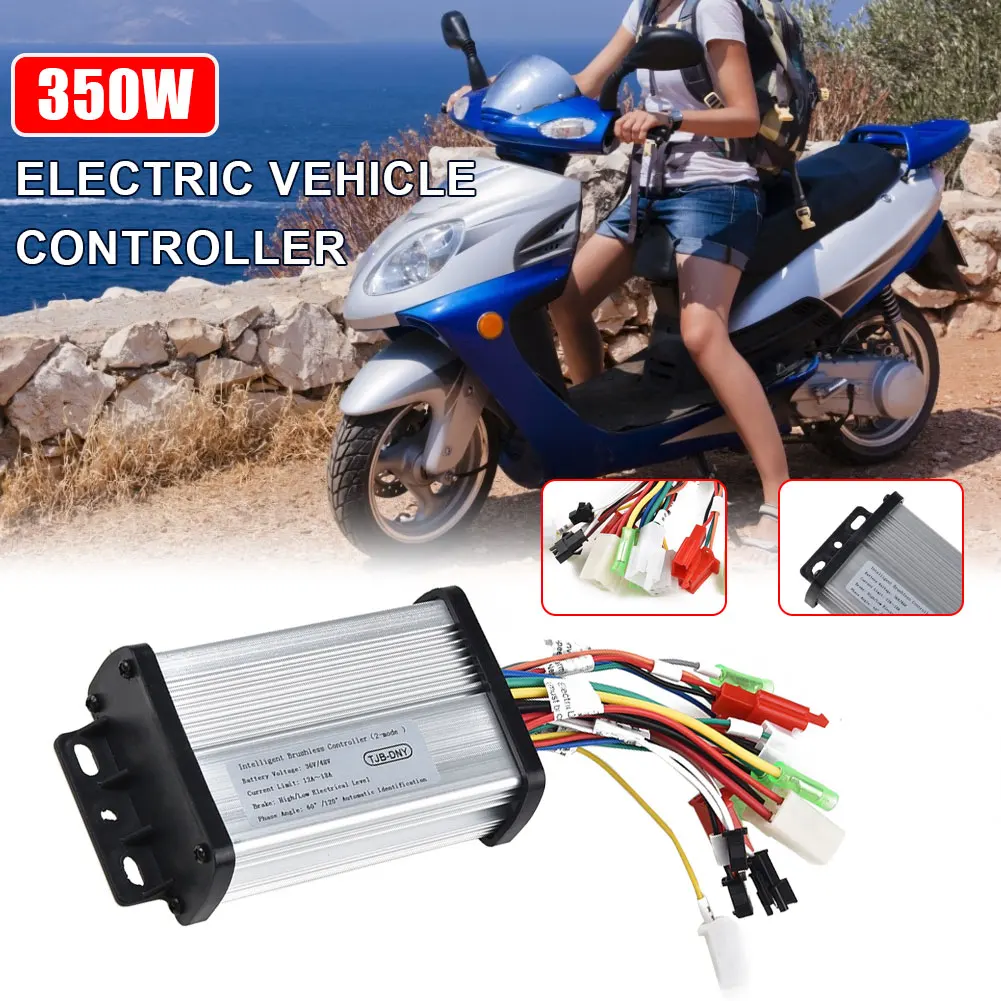 36V/48V 350W Brushless Controller 6 Tubes for Scooter Electric Bicycle Motor Intelligent Dual-mode DC Controller
36V/48V 350W Brushless Controller 6 Tubes for Scooter Electric Bicycle Motor Intelligent Dual-mode DC Controller