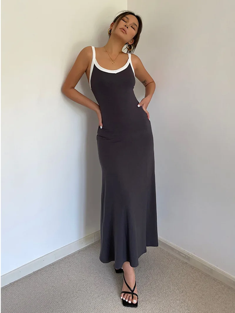 WOMENGAGA American Street Backless Tank Top Dress Elegant Mid Length Knitted Sleeveless Women Summer Slim Long Dress ER6R
WOMENGAGA American Street Backless Tank Top Dress Elegant Mid Length Knitted Sleeveless Women Summer Slim Long Dress ER6R