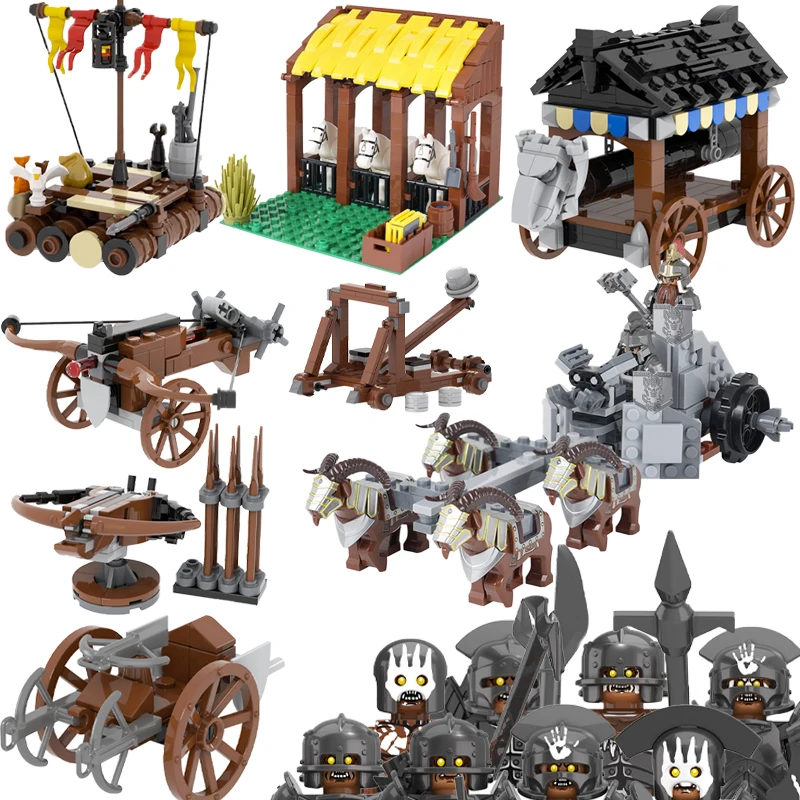 MOC, средневековая осада, искусственный замок викингов, карликовый солдат, фигурки, стабильное искусственное пространство, игрушки для мальчиков
MOC, средневековая осада, искусственный замок викингов, карликовый солдат, фигурки, стабильное искусственное пространство, игрушки для мальчиков
