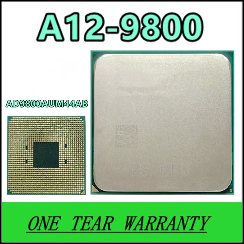 

A12-9800 A12 9800 3.8 GHz Used Quad-Core CPU Processor AD9800AUM44AB/AD980BAUM44AB Socket AM4