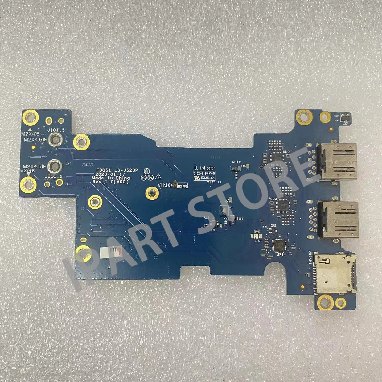 FDQ51 LS-J523P REV: 1,0 для ноутбука Dell Alienware M15 R3, USB, Wi-Fi, Ethernet, IO-плата со CN-08G4J2 08G4J2 8G4J2
FDQ51 LS-J523P REV: 1,0 для ноутбука Dell Alienware M15 R3, USB, Wi-Fi, Ethernet, IO-плата со CN-08G4J2 08G4J2 8G4J2