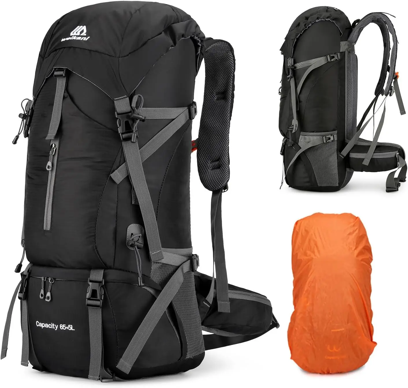 ShowyLive 70L Backpack - Waterproof Hiking Backpack for Men and Women - Lightweight Camping and Backpacking Backpack with Rain C
ShowyLive 70L Backpack - Waterproof Hiking Backpack for Men and Women - Lightweight Camping and Backpacking Backpack with Rain C
