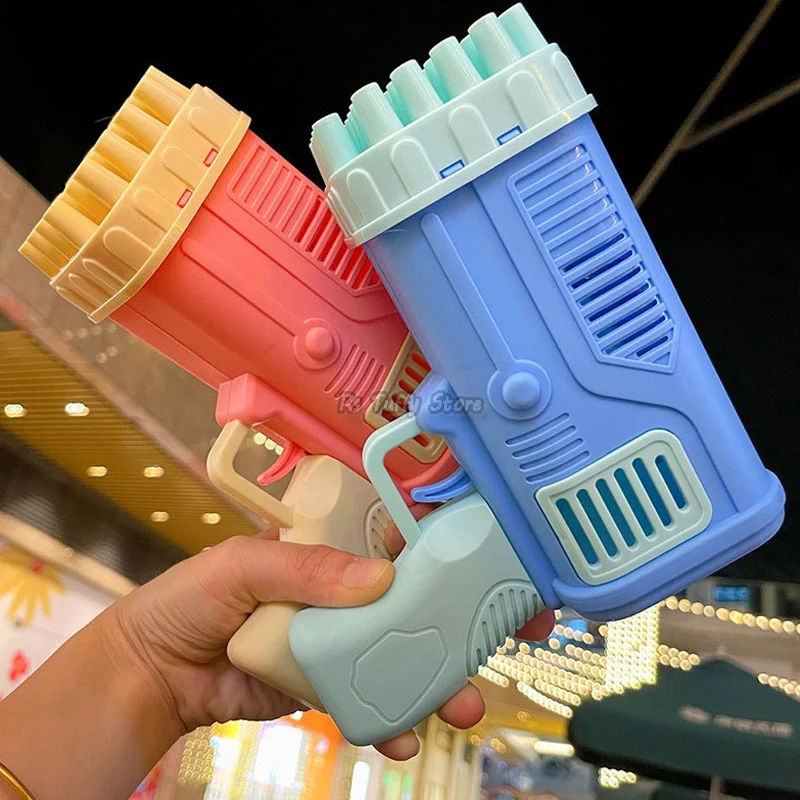 Electric Bubble Gun 32 Hole Automatic Blower Soap Bubbles Plastic Machine Guns Toy for Boy Girl Kids Outdoor Party Children Gift
Electric Bubble Gun 32 Hole Automatic Blower Soap Bubbles Plastic Machine Guns Toy for Boy Girl Kids Outdoor Party Children Gift