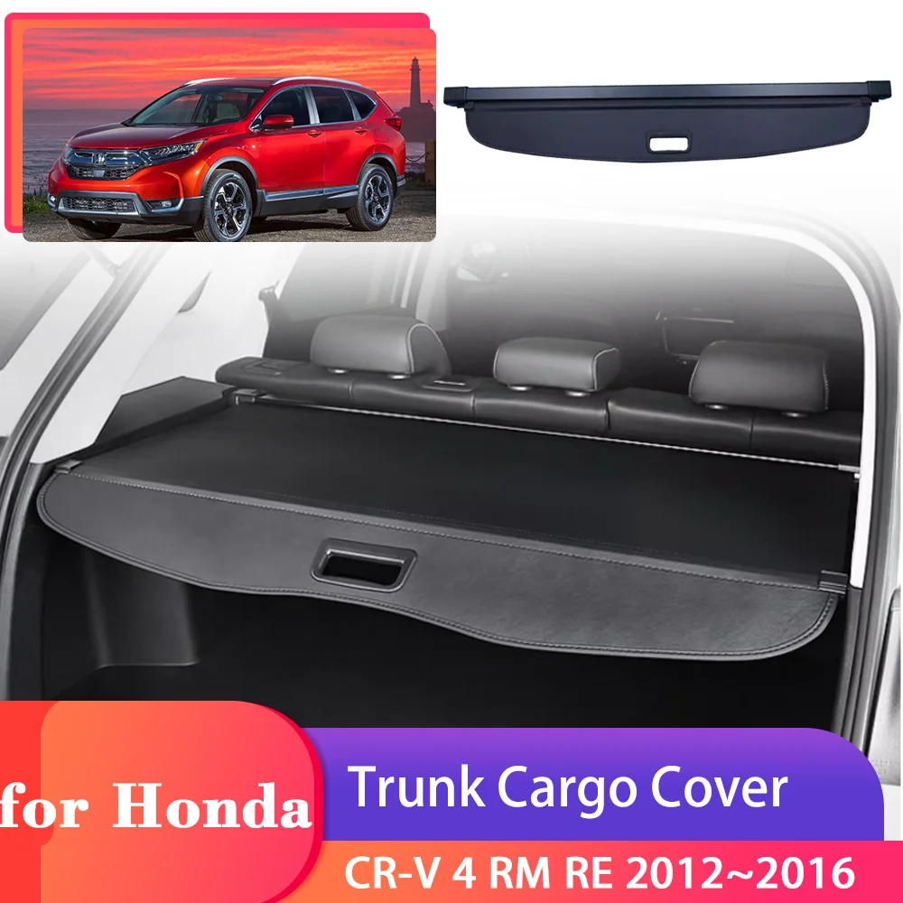 

Car Trunk Cargo Cover for Honda CR-V 4 CRV RM RE 2012~2016 Luggage Tray Storage Security Shield Curtain Partition Mat Accessorie