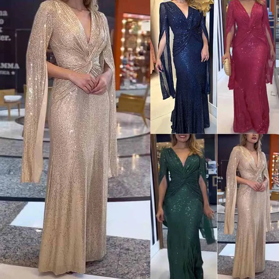 2023 Europe and the United States autumn and winter new party sequin personality dress sexy dress
2023 Europe and the United States autumn and winter new party sequin personality dress sexy dress