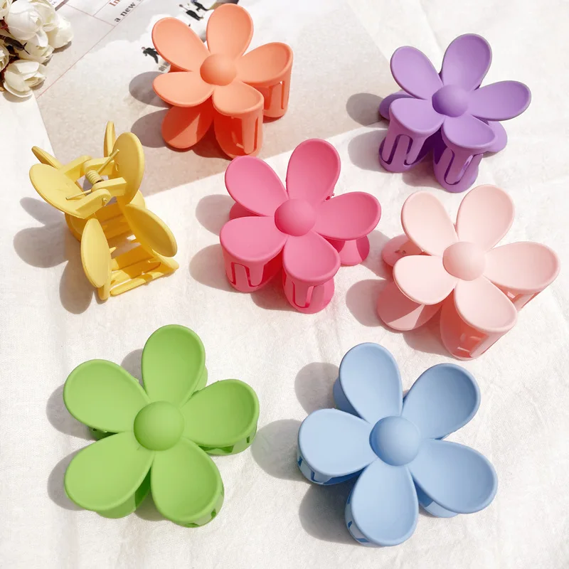 Hot Style Hairclip For Women Large Size Plastic Candy Color Hair Barrettes Claws For Girl Decoration Flower Cute Colorful Clip
Hot Style Hairclip For Women Large Size Plastic Candy Color Hair Barrettes Claws For Girl Decoration Flower Cute Colorful Clip