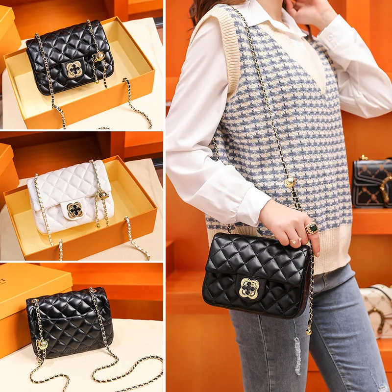 Small Fragrant Style, Soft Chain Bag, Valuable Diamond Pattern, Fashionable and Versatile, Foreign Style, Light Luxury, Women's
Small Fragrant Style, Soft Chain Bag, Valuable Diamond Pattern, Fashionable and Versatile, Foreign Style, Light Luxury, Women's