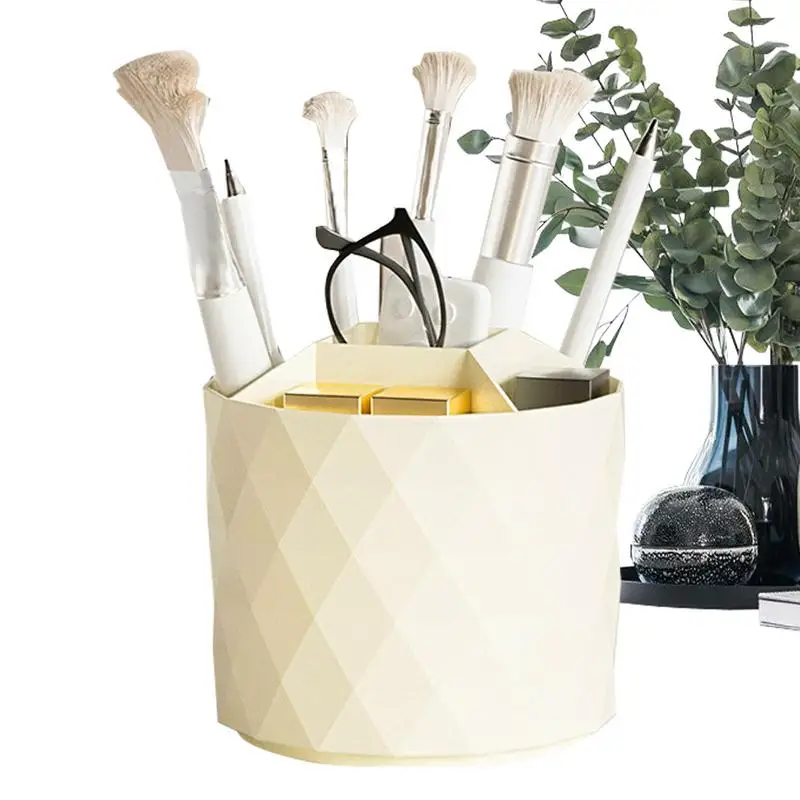 360 Rotating Makeup Brush Holder Large Capacity Cosmetic Organizer Rotating Pen Holder Portable Desk Organizer For Office
360 Rotating Makeup Brush Holder Large Capacity Cosmetic Organizer Rotating Pen Holder Portable Desk Organizer For Office
