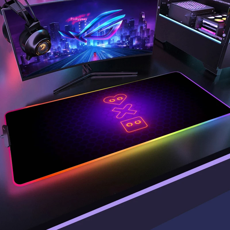 Коврик для мышки с RGB любовью смерти и роботами, большой игровой компьютерный коврик для клавиатуры, игровой коврик со светодиодной подсветкой, коврик для мыши для ноутбука
Коврик для мышки с RGB любовью смерти и роботами, большой игровой компьютерный коврик для клавиатуры, игровой коврик со светодиодной подсветкой, коврик для мыши для ноутбука