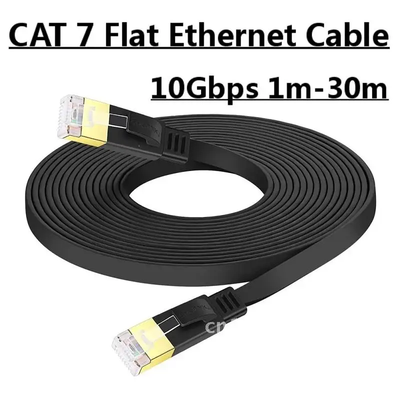 Cat7 Ethernet Cable Flat High Speed LAN Cable Shuliancable Cat7 RJ45 Ethernet Network Cable For Router PC Laptop
Cat7 Ethernet Cable Flat High Speed LAN Cable Shuliancable Cat7 RJ45 Ethernet Network Cable For Router PC Laptop