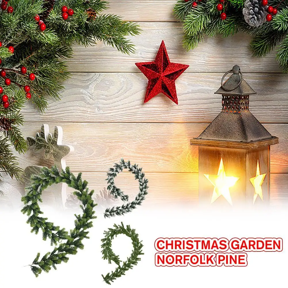 1.9M Artificial Christmas Garland Ivy Vine Seasonal Pine Needles Cypress Garland Greenery Plant For Xmas Home Winter Decor
1.9M Artificial Christmas Garland Ivy Vine Seasonal Pine Needles Cypress Garland Greenery Plant For Xmas Home Winter Decor