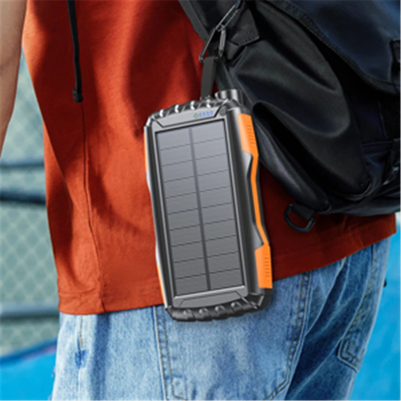 Solar Power Bank with Camping Light External Battery Charger PD18W Powerbank for iPhone 15 14 Xiaomi Smartphone Charger 42800mAh
Solar Power Bank with Camping Light External Battery Charger PD18W Powerbank for iPhone 15 14 Xiaomi Smartphone Charger 42800mAh