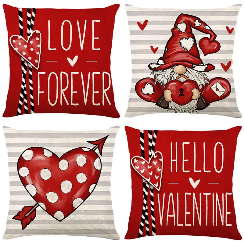 Home Decoration New Valentine's Day Pillow Cover Double Sided Home Decor Living Room Sofa Cushion Cover Cojines 45x45 DFa29
Home Decoration New Valentine's Day Pillow Cover Double Sided Home Decor Living Room Sofa Cushion Cover Cojines 45x45 DFa29