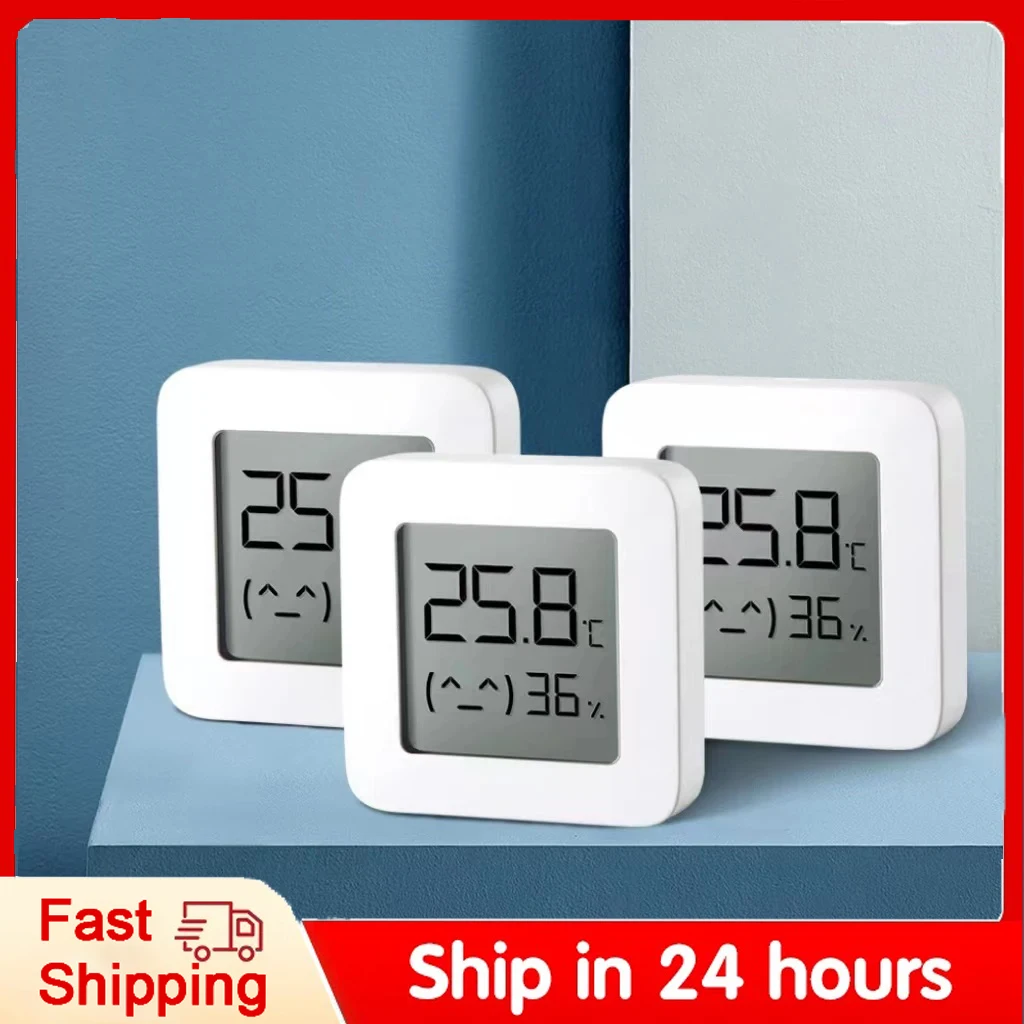 Mijia Bluetooth Thermometer Wireless Smart Electric Digital Hygrometer Thermometer Work with Mijia APP
Mijia Bluetooth Thermometer Wireless Smart Electric Digital Hygrometer Thermometer Work with Mijia APP