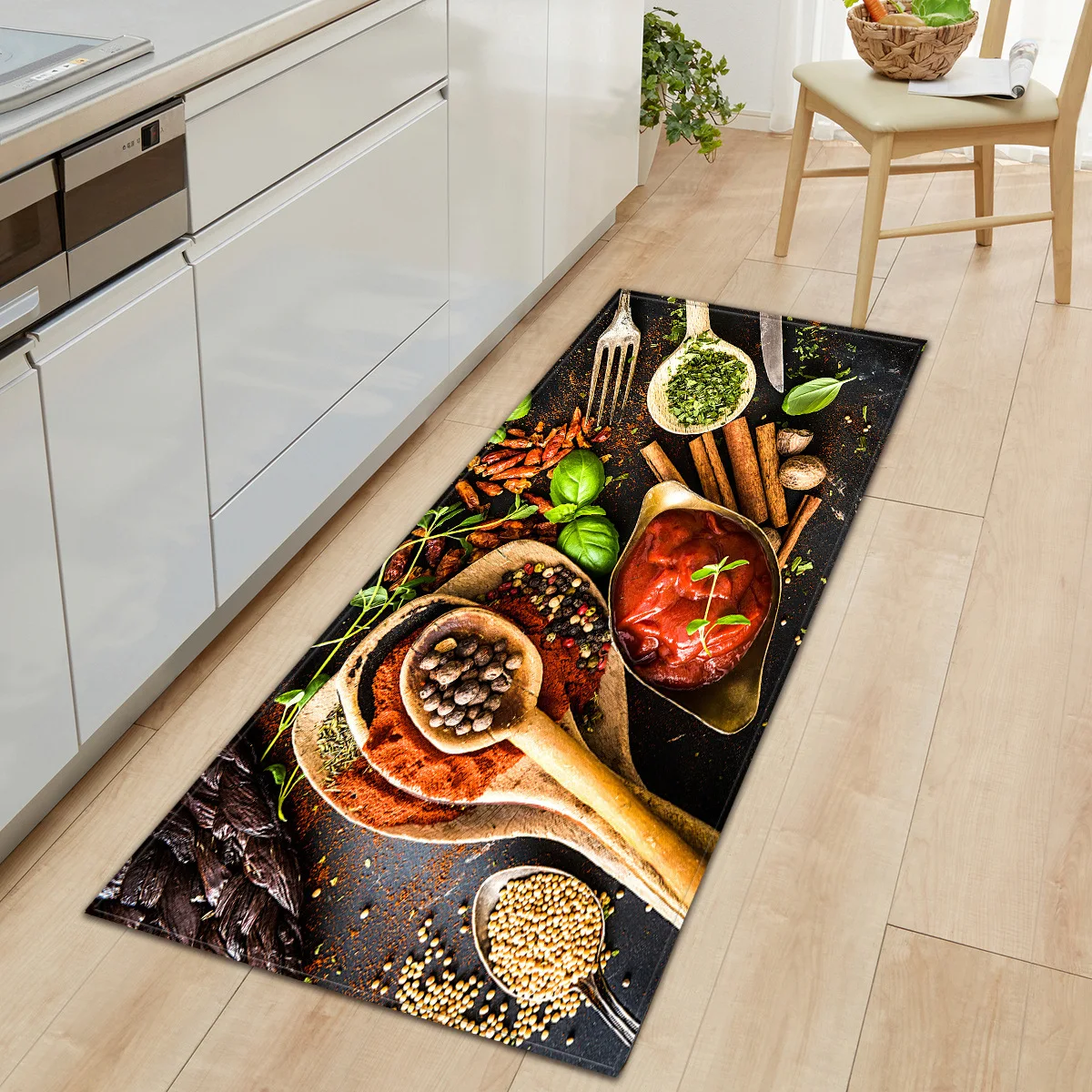 Kitchen Floor Mat Entrance Doormat Spices for Cooking Living Room Carpet Hallway Bedroom Bathroom Rugs Tapis Bath Mat Anti-Slip
Kitchen Floor Mat Entrance Doormat Spices for Cooking Living Room Carpet Hallway Bedroom Bathroom Rugs Tapis Bath Mat Anti-Slip