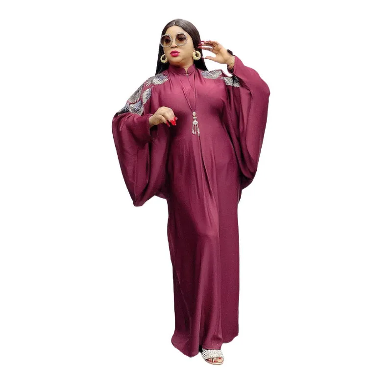 Summer Elegant African Long Sleeve O-neck Polyester Green Red Long Dress Muslim Abaya African Clothes African Dresses for Women
Summer Elegant African Long Sleeve O-neck Polyester Green Red Long Dress Muslim Abaya African Clothes African Dresses for Women