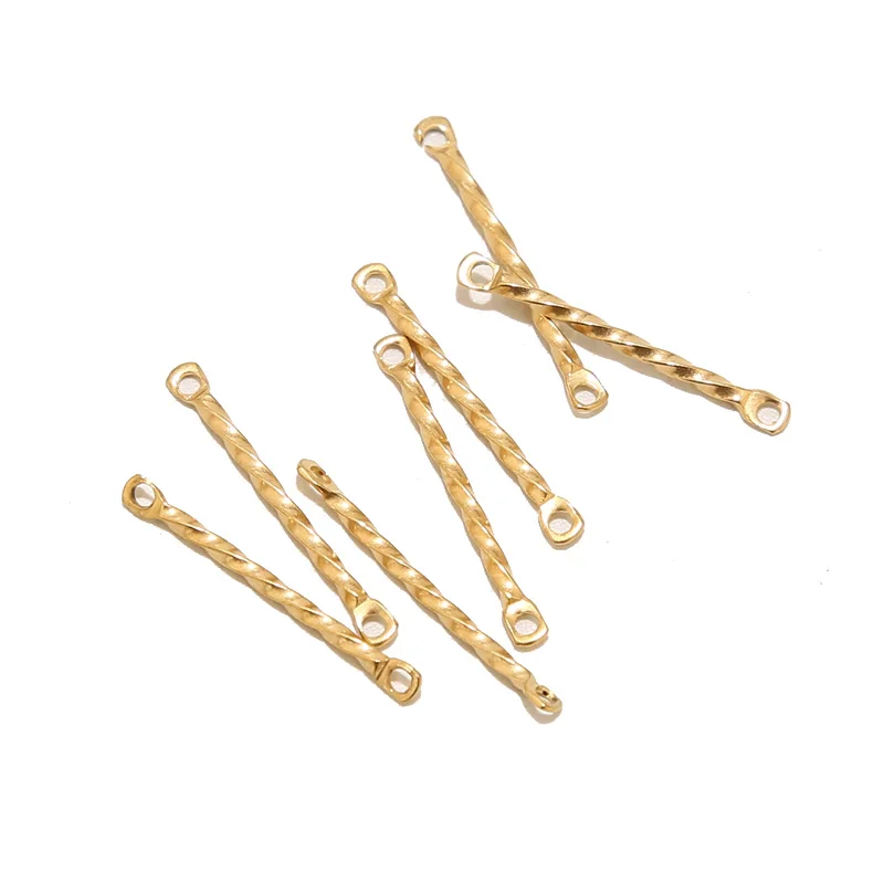 30pcs Stainless Steel Gold Plated Charm Fashion Stick Connectors Accessories 15/20/25mm For DIY Jewelry Making Fingdings New
30pcs Stainless Steel Gold Plated Charm Fashion Stick Connectors Accessories 15/20/25mm For DIY Jewelry Making Fingdings New