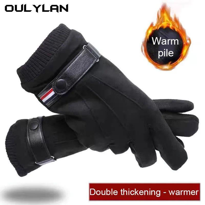 Winter Warm Gloves Non slip Ski Running Motorcycle Cycling Riding Gloves Fleece Thickened Warm Full Fingers Non-slip Glove
Winter Warm Gloves Non slip Ski Running Motorcycle Cycling Riding Gloves Fleece Thickened Warm Full Fingers Non-slip Glove