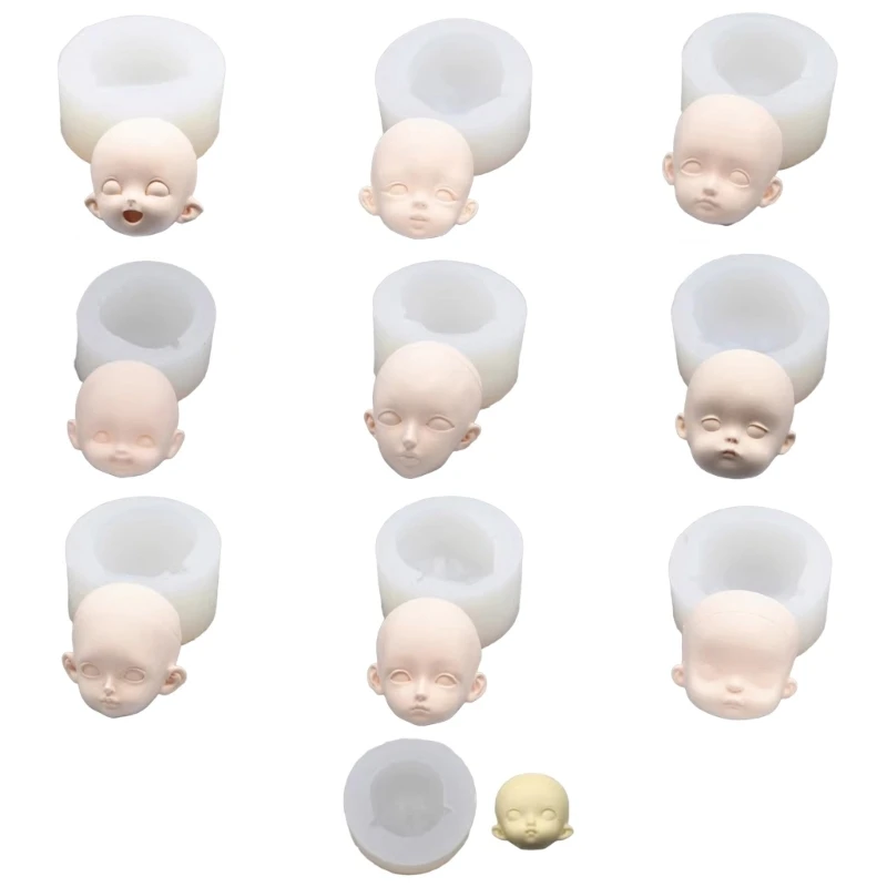 E15E Human Face 3D Clay Mold Ceramic Plaster Silicone Mold Handicrafts Soap DIY Craft Resin Casting Tool Cake
E15E Human Face 3D Clay Mold Ceramic Plaster Silicone Mold Handicrafts Soap DIY Craft Resin Casting Tool Cake