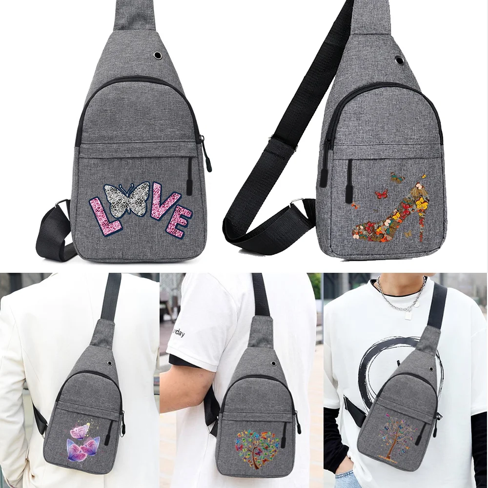 Chest Bags Fashion Men Shoulder Bag Women Sling Crossbody Bag for Male 2023 New Butterfly Print Casual Handbags Travel Phone Bag
Chest Bags Fashion Men Shoulder Bag Women Sling Crossbody Bag for Male 2023 New Butterfly Print Casual Handbags Travel Phone Bag