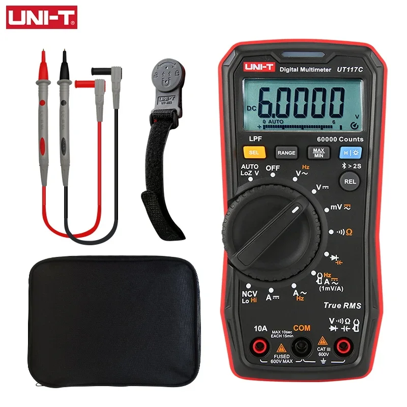 UNIT UT117C Professional Digital Multimeters AC DC Voltmeter Ammeter Electrician Tester True RMS Frequency Meter High-precision
UNIT UT117C Professional Digital Multimeters AC DC Voltmeter Ammeter Electrician Tester True RMS Frequency Meter High-precision