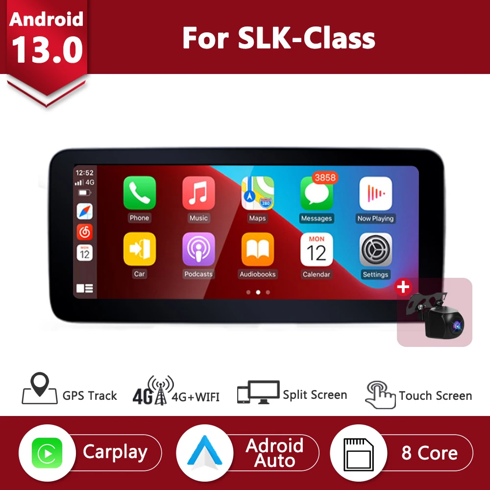 Android 13 Car dvd Radio Video Multimedia Player GPS Stereo For Mercedes Benz SLK R172 SL R231 2013-2015 Carplay
Android 13 Car dvd Radio Video Multimedia Player GPS Stereo For Mercedes Benz SLK R172 SL R231 2013-2015 Carplay