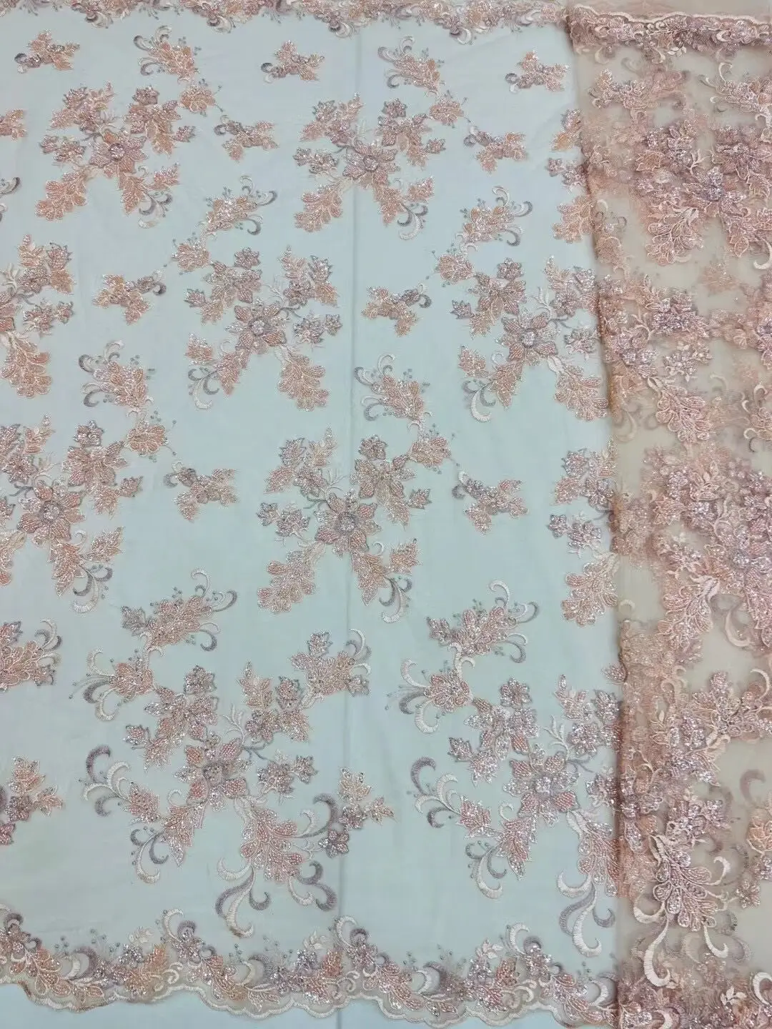 Beautiful Weddings Design Beaded Fabric Embroidery French Tulle Net Lace Sequin ZH-13067518 Nigeria Fabirc For Evening Material
Beautiful Weddings Design Beaded Fabric Embroidery French Tulle Net Lace Sequin ZH-13067518 Nigeria Fabirc For Evening Material