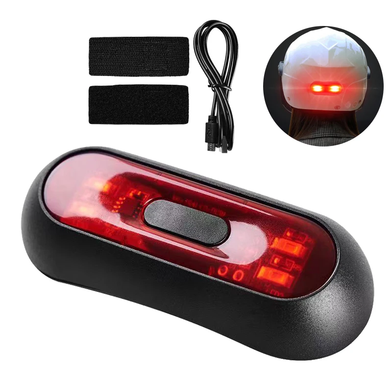 Bicycle Rear Red Safety Light Waterproof LED Motorcycle Helmet Lights Lamp MTB Road Warning Taillights With USB Chargeable Cable
Bicycle Rear Red Safety Light Waterproof LED Motorcycle Helmet Lights Lamp MTB Road Warning Taillights With USB Chargeable Cable
