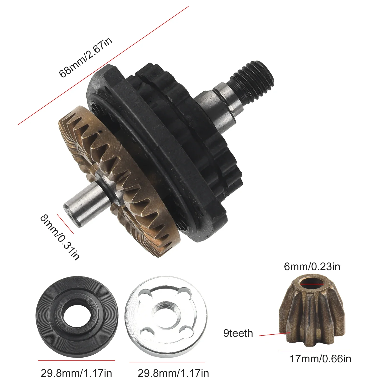 Angle Grinder Angle Grinder Gear Assembly Assembly For BOSCH TWS6600 GWS6-100 Gear Parts Power Replacement Tool
Angle Grinder Angle Grinder Gear Assembly Assembly For BOSCH TWS6600 GWS6-100 Gear Parts Power Replacement Tool