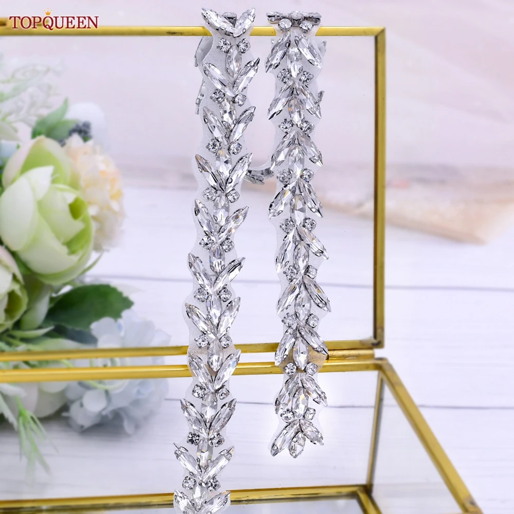 TOPQUEEN Luxury Bridal Rhinestone Belt Women's Evening Dress Belts Wedding Belt Girlfriend Wedding Accessories Diamond Belt S493
TOPQUEEN Luxury Bridal Rhinestone Belt Women's Evening Dress Belts Wedding Belt Girlfriend Wedding Accessories Diamond Belt S493