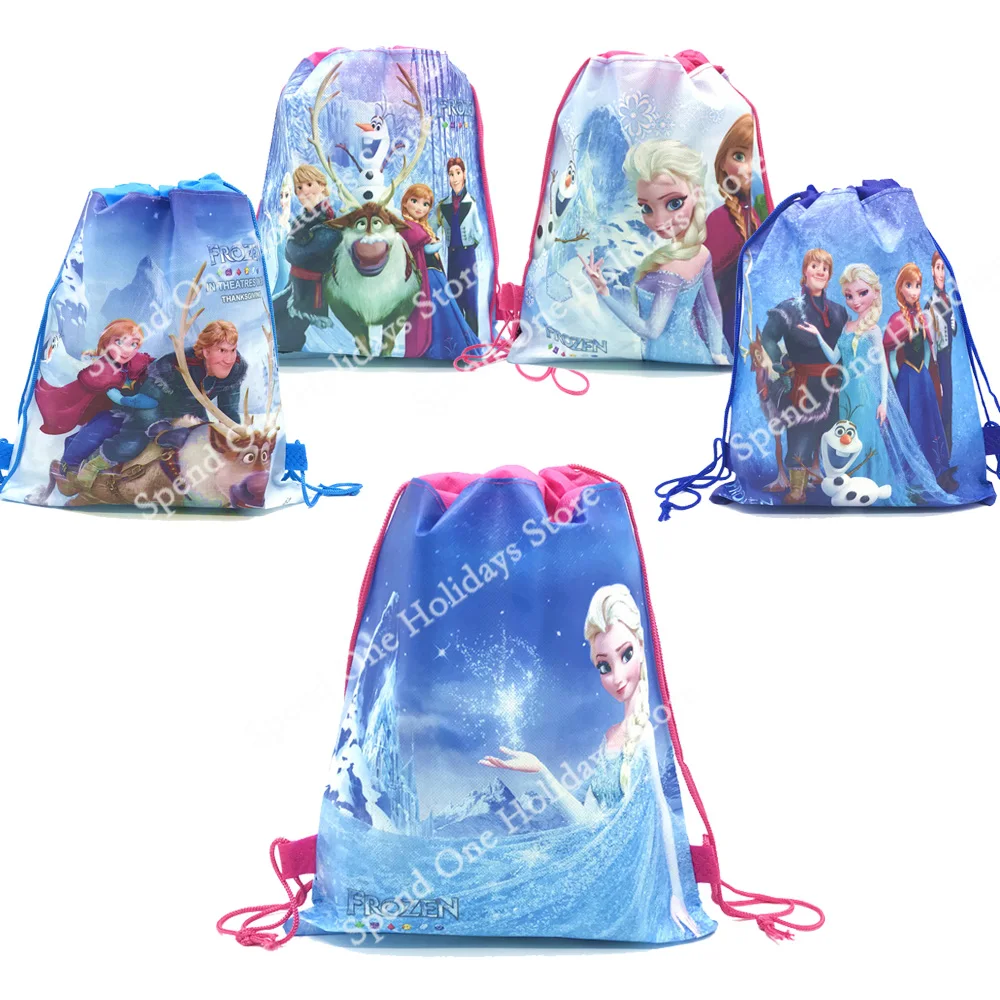 12/24/36 Pieces/Batch Disney Lce And Snow Lucky Elsa Anna Birthday Party Non-Woven Fabric 27 * 34CM Drawstring Backpack Children
12/24/36 Pieces/Batch Disney Lce And Snow Lucky Elsa Anna Birthday Party Non-Woven Fabric 27 * 34CM Drawstring Backpack Children