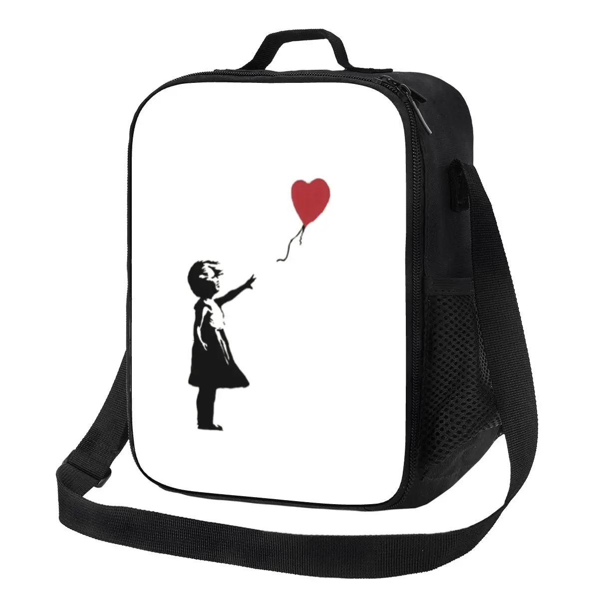 Girl With Balloon Banksy Thermal Insulated Lunch Bag Street Graffiti Art Lunch Container for Outdoor Picnic Storage Bento Food
Girl With Balloon Banksy Thermal Insulated Lunch Bag Street Graffiti Art Lunch Container for Outdoor Picnic Storage Bento Food
