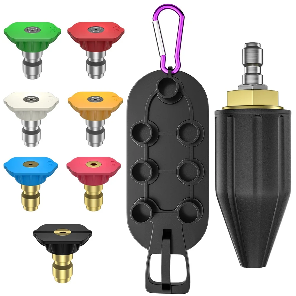 Turbo Nozzle , Pressure Washer Nozzle Spray Tips Set Including Rotating Turbo Nozzle and Nozzle Tips with Nozzle Holder
Turbo Nozzle , Pressure Washer Nozzle Spray Tips Set Including Rotating Turbo Nozzle and Nozzle Tips with Nozzle Holder