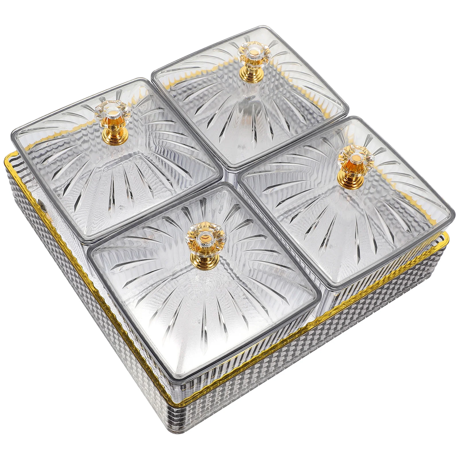 1 set of Snacks Plate Appetizer Platter Dish Household Fruit Desserts Candy Plate
1 set of Snacks Plate Appetizer Platter Dish Household Fruit Desserts Candy Plate