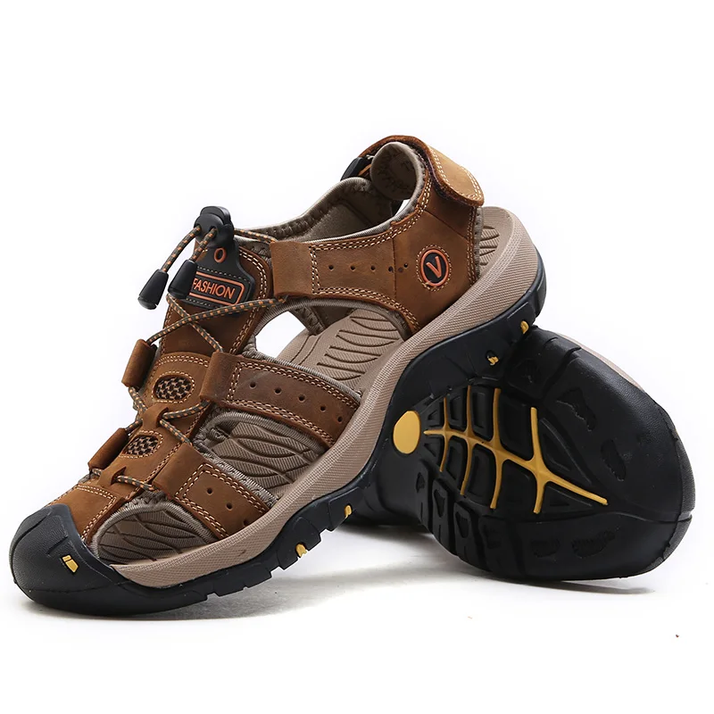 2024 Summer New Casual Leather Men's Sandals Large Size Men's Loafers Fashionable Indoor Outdoor Slippers 38-48
2024 Summer New Casual Leather Men's Sandals Large Size Men's Loafers Fashionable Indoor Outdoor Slippers 38-48