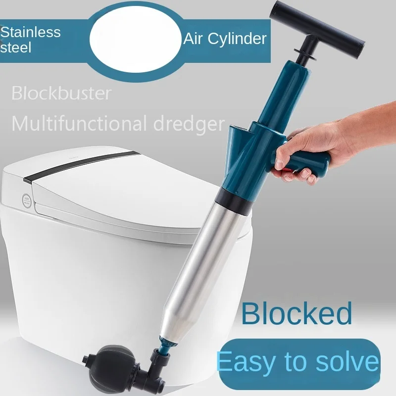 Sewer Dredge Clogged Toilet Plungers Drain Blaster High Pressure Cleaner Air Drain Cleaner Manual Pneumatic Dredge Tools Plunger
Sewer Dredge Clogged Toilet Plungers Drain Blaster High Pressure Cleaner Air Drain Cleaner Manual Pneumatic Dredge Tools Plunger