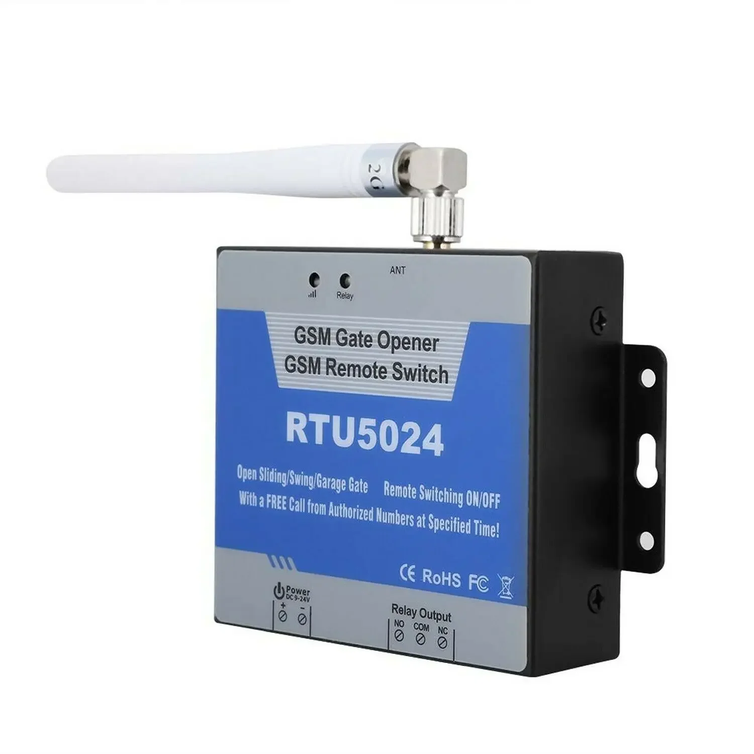 SMS Remote Access Control Wireless Door Opener transmitter RTU5024 GSM Garage Swing Sliding Gate Relay Switch
SMS Remote Access Control Wireless Door Opener transmitter RTU5024 GSM Garage Swing Sliding Gate Relay Switch