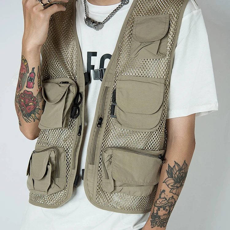 Retro multi-pocket garment vest men's Japanese fashion loose national fashion function bf casual vest jacket
Retro multi-pocket garment vest men's Japanese fashion loose national fashion function bf casual vest jacket