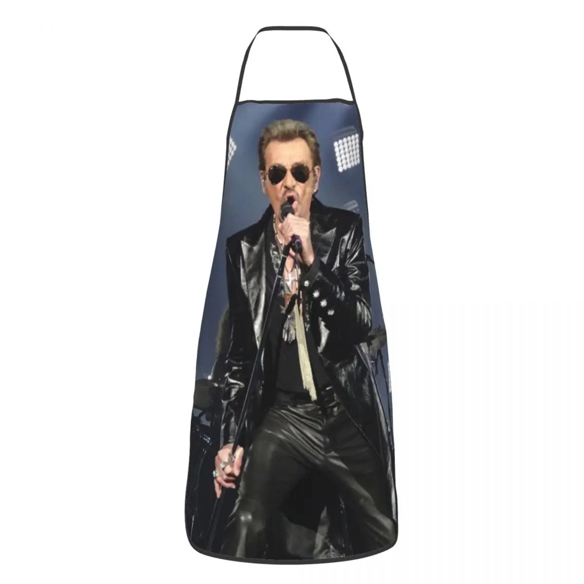Music Singer Johnny Hallyday Bib Apron Men Women Unisex Kitchen Chef French Rock Tablier Cuisine for Cooking Baking Gardening
Music Singer Johnny Hallyday Bib Apron Men Women Unisex Kitchen Chef French Rock Tablier Cuisine for Cooking Baking Gardening