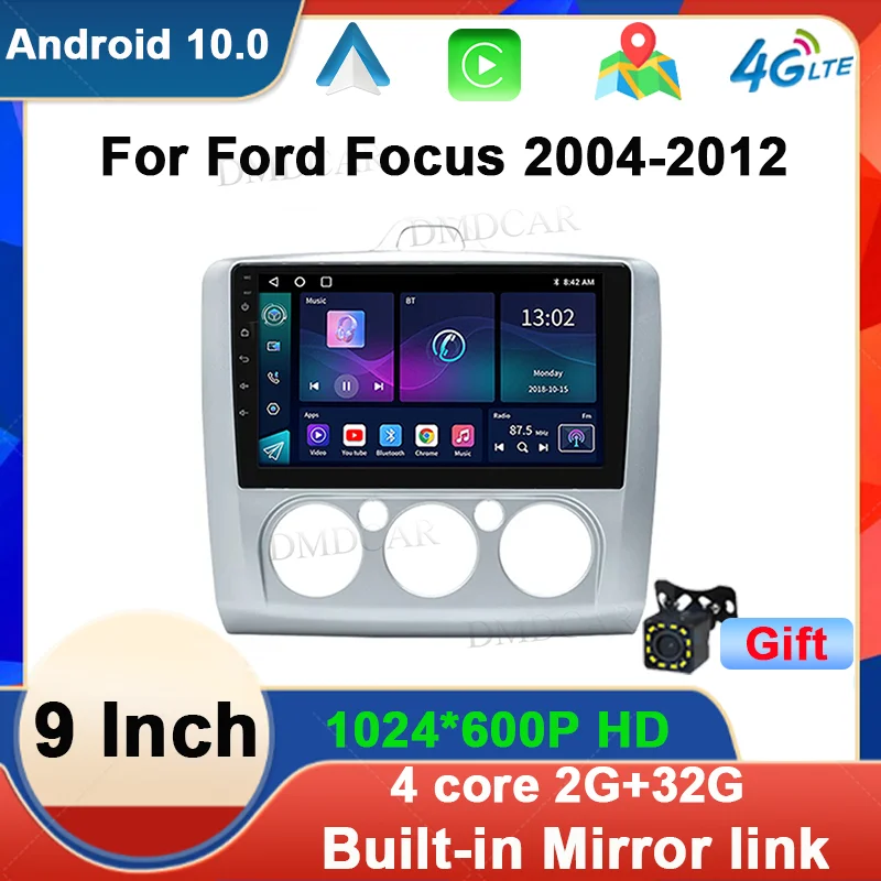 Автомобильная стереосистема для Ford Focus 2 3 MK1 Mk2 Mk3 2004-2012, радио, мультимедиа, головное устройство, аудио, GPS-навигация Carplay, Android, авто, 4G, Wi-Fi
Автомобильная стереосистема для Ford Focus 2 3 MK1 Mk2 Mk3 2004-2012, радио, мультимедиа, головное устройство, аудио, GPS-навигация Carplay, Android, авто, 4G, Wi-Fi